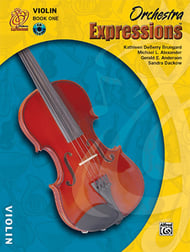 Orchestra Expressions Violin string method book cover